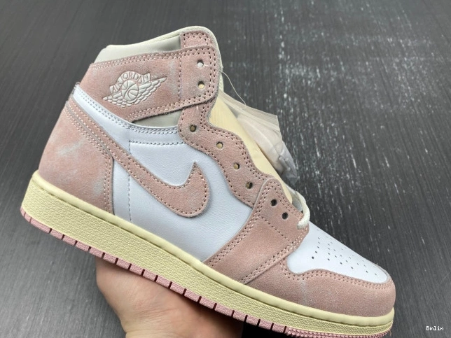 Bmlin High FD2596-600 1 Washed Retro Jordan OG (Women's) Pink Air 0711